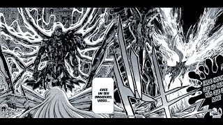 Asmita de Virgo vs Kagaho de Bennu y Atavaka de Atavaka (Lost Canvas Gaiden)