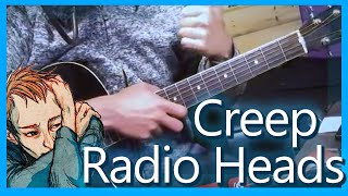 Creep Radio Heads tutorial Acordes Como tocar guitarra acustica