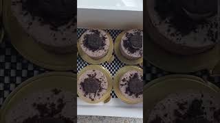 oreo cheesecakes| Mini cheesecake| Buttercream| Decorating techniques and Ideas| Flowers| Rose|viral