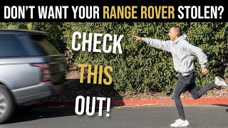 How to disable Keyless Entry on Range Rover, RR Sport, Velar and Evoque using Keyfob!