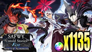 Bleach Brave Souls: SAFWY Step-Up Summons: Untold Stories: Five - 1135 Orbs