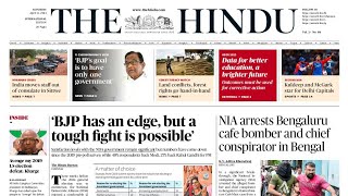 13 April 2024 | The Hindu Newspaper Today | The Hindu Analysis Today | The Hindu Editorial Today