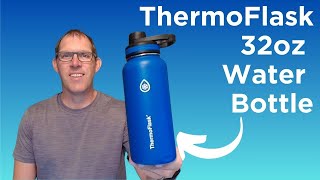 ThermoFlask 32oz Water Bottle in Cobalt Blue