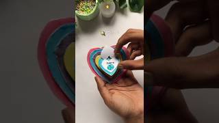 DIY Cute heart card 🌍💗👩‍❤️‍👨🪐#diy #heart #bf #gf #shortreels #shorts #trendingshorts