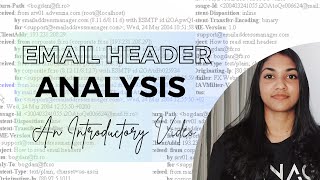 Email Header Analysis - An Introductory Video