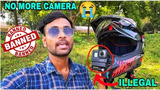 BIG UPDATE !!! Action Cameras Mounted On Helmet Are Illegal Now 😐||@grvdgp9727