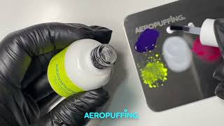 Aeropuffing Nail Art Tutorial – Cosmic Stars