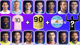 Guess the SONG , Nationality And FC 24 CARD of Football Player👕🔊⚽ Ronaldo, Messi, Neymar