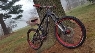 NS Bikes Snabb E enduro mountain bike frameset unboxing and build gopro hero black