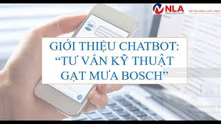 Hướng dẫn tra cứu gạt mưa Bosch bằng Chatbot tự động