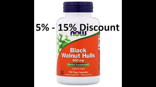 Discount - Now Foods, Black Walnut Hulls, 500 mg, 100 Veg Capsules Review