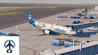 X-Plane 11 - GIVEAWAY - Alaska Airlines (ToyStory) 737-800 - Portland (PDX) to Los Angeles (LAX)