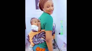 Rahama Sadau da Goyon Yaro #shorts