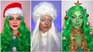 Christmas Makeup Artist 🎄 Best Popular Characters🎄Christmas makeup tiktok  2022🎄Makeup Compilation 🥰