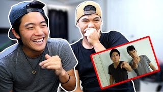 REAC(T)ING To OLD VIDEOS! (ft. RYAN HIGA)