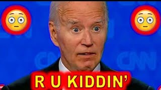 Joe Biden's Most GHASTLY Gaffe of theDebate and the Media is SILENT...😎😎😎😎