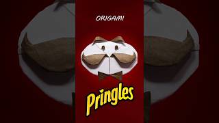 How to make a Pringles logo in Origami #shorts