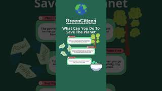 What Can You Do To Save The Planet?