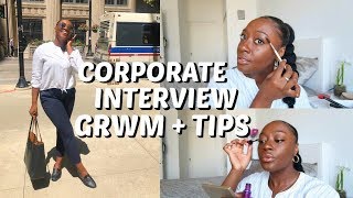 job interview GRWM + tips: code switching, questions to ask, attire & MORE