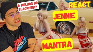 REACT JENNIE - MANTRA (Official Music Video) (BlackPink) reagindo reaction reaccion