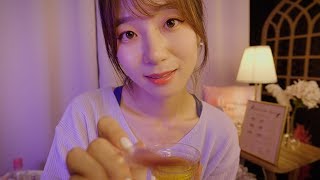 Sleepy Eyelash Extensions & Lip Treatment💜 ASMR