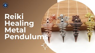 Reiki Healing Metal Pendulums