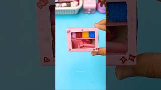 DIY Miniature Stamp Painting Set 💗 #shorts #diy #painting #youtubeshorts #artandcraft #shortsviral