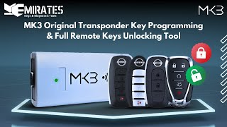 MK3 Original Transponder Key Programming & Full Remote Keys Unlocking Tool