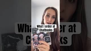 What I order at Chatbooks #photoalbum #chatbooks