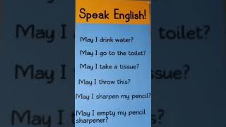 classroom language / speak english / #english  / #shorts