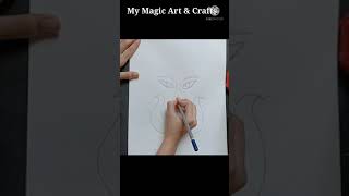 How to draw goddes Durga. Goddes Durga drawing. Part 2. My Magic Art and Crafts. #ytshorts