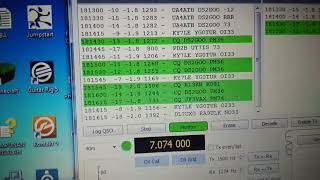 test prototype transceiver FT8 monoband 7.074 Mhz