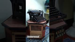 Antique typewriter UNDERWOOD #shorts #typewriter #underwood #typewritercollectors #collection