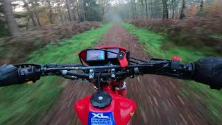 Sunset Cruise: Honda XL 250R Off-Road 4K