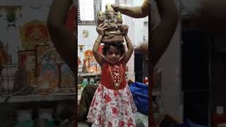 Jai ganesha#Ganapati making at home #short #video #status #ganpati #bappa #morya #reels #ganeshotsav