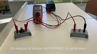 4° INTENSITE ET TENSION 2 Mesure de la Tension Electrique