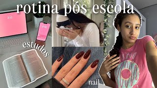 rotina de uma adolescente depois da escola!! || autocuidado, unhas, cabelo🎀🎀