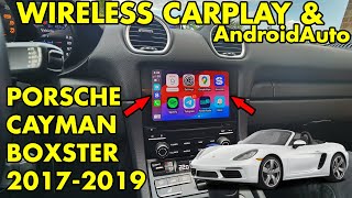 Wireless CarPlay and AndroidAuto in Porsche Boxster/Cayman 2017, 2018 and 2019 model years