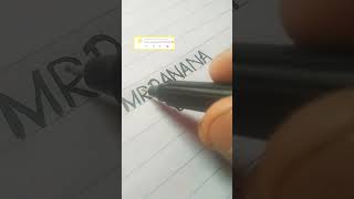 Mr Banana logo 🔥 || comment your name 💥 #shorts #viral