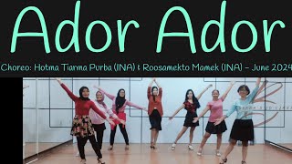 Ador Ador - Improver - Choreo:Hotma Tiarma Purba (INA) & Roosamekto Mamek (INA) - June 2024