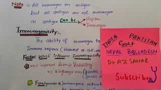 Immunology lec#10 C Immunogen, Immunogenicity