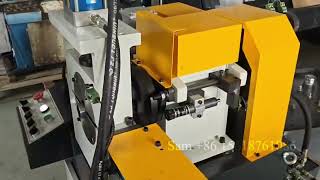 Single head chamfering machine