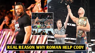 REAL REASON 😱! Why Roman Reigns Help Cody Rhodes In Summer Slam 2024! Summer Slam 2024 Highlights!