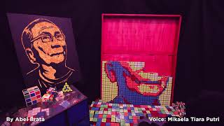 Rubik's Cube Mozaic Art - Josephus Adisubrata