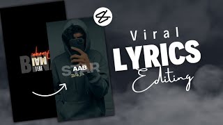 Humnava x Divine Lyrics Video Editing Capcut | Capcut trending template