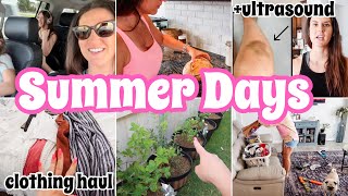 SUMMER DAYS :: Sourdough Bread, Doctor Appt, Cleaning + huge summer clothing haul :: mom of 4