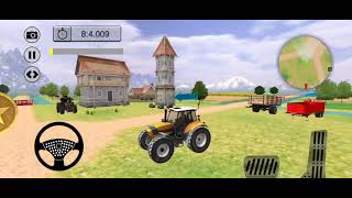 Real Tractor Driving Simulator #2023 - Grand Farming Transport #Walkthrough - Android GamePlay