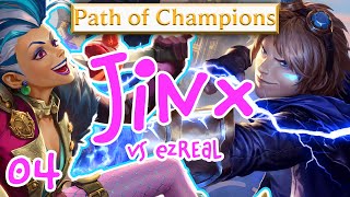 Ezreal was NOT EZ at all... | Jinx Path of Champions