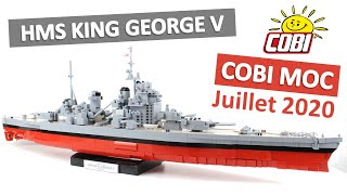 Cobi MOC : Cuirassé King George V, Test en Français (Speed Review FR 2020, British battleship)