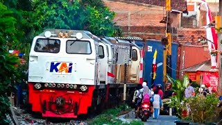 JALUR NANJAK WAJIB DOUBLE TRAKSI KERETA PANJANG KA BANTENG CARGO